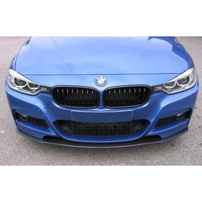Lame de pare-chocs avant "Carbone véritable" "Rieger Tuning" pour BMW SERIE 3 (F30/F31)