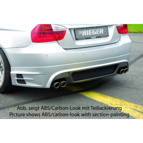 Ajout de pare-chocs arrière "noir" "Rieger Tuning" pour BMW SERIE 3 (E90/E91)