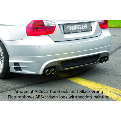 Ajout de pare-chocs arrière "noir" "Rieger Tuning" pour BMW SERIE 3 (E90/E91)