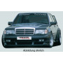 Pare-chocs avant (sans antibrouillards/grille de calandre SEC) "Rieger Tuning" pour MERCEDES 190 (W201)