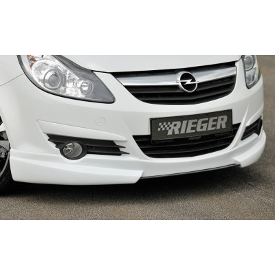 Ajout de pare-chocs avant "Rieger Tuning" pour OPEL CORSA D