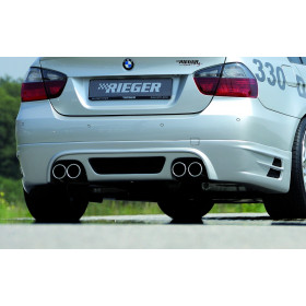 Ajout de pare-chocs arrière "noir" "Rieger Tuning" pour BMW SERIE 3 (E90/E91)