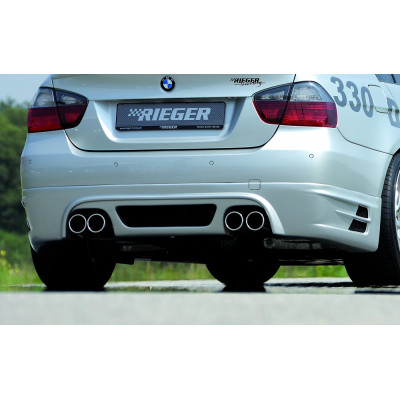 Ajout de pare-chocs arrière "noir" "Rieger Tuning" pour BMW SERIE 3 (E90/E91)