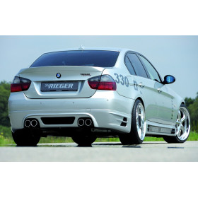 Ajout de pare-chocs arrière "noir" "Rieger Tuning" pour BMW SERIE 3 (E90/E91)