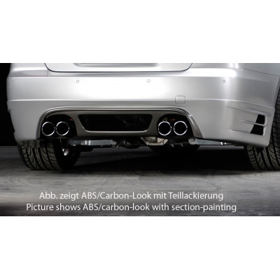 Ajout de pare-chocs arrière "Carbon look" "Rieger Tuning" pour BMW SERIE 3 (E90/E91)