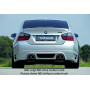Ajout de pare-chocs arrière "Carbon look" "Rieger Tuning" pour BMW SERIE 3 (E90/E91)
