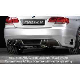 Ajout de pare-chocs arrière "noir" "Rieger Tuning" pour BMW SERIE 3 (E92/E93)