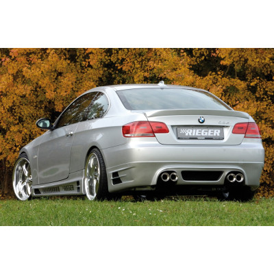 Ajout de pare-chocs arrière "noir" "Rieger Tuning" pour BMW SERIE 3 (E92/E93)