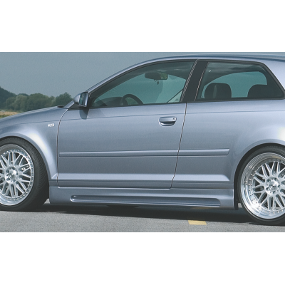 Lame de bas de caisse gauche "Rieger Tuning" pour AUDI A3 (8P)