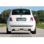 Ajout de pare-chocs arrière "Carbon-look" "Rieger Tuning" pour FIAT 500 (312)