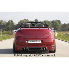 Ajout de pare-chocs arrière "Carbon look" "Rieger Tuning" pour PEUGEOT 307 CC