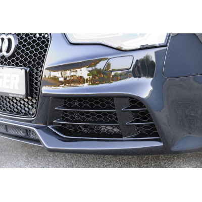 Grille d'aération droit "noir brillant" "Rieger Tuning" pour AUDI A5  (B8/B81)