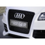 Support de plaque d'immatriculation "noir brillant" "Rieger Tuning" pour AUDI A5 (B8B81)