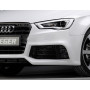Grille d'aération gauche "noir brillant" pour pare-chocs avant "Rieger Tuning" pour AUDI A5 (B8/B81)