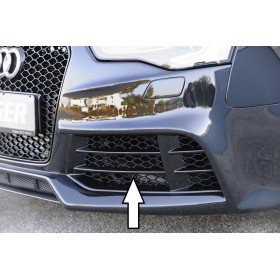 Grille d'aération gauche "noir brillant" pour pare-chocs avant "Rieger Tuning" pour AUDI A5 (B8/B81)