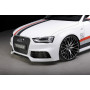 Grille d'aération gauche "noir brillant" pour pare-chocs avant "Rieger Tuning" pour AUDI A5 (B8/B81)