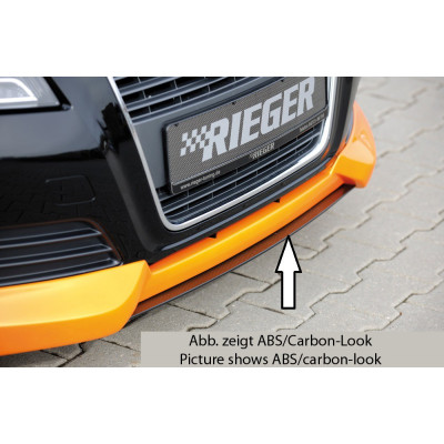 Lame de pare-chocs avant "Carbon look" "Rieger Tuning" pour AUDI A3 (8P)