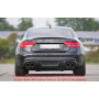Diffuseur de pare-chocs arrière "noir" "Rieger Tuning" pour AUDI A5 (B8/B81)