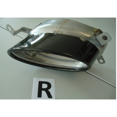 Embout d'échappement droit "noir" "Rieger Tuning" pour AUDI RS5 (B8)