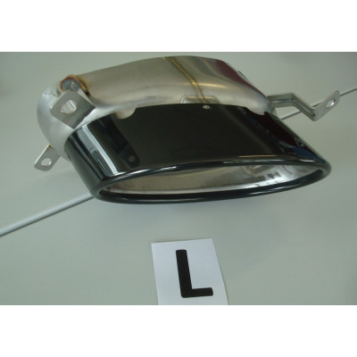 Embout d'échappement gauche "noir" "Rieger Tuning" pour AUDI RS5 (B8)