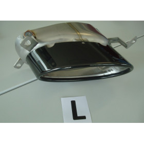 Embout d'échappement gauche "noir" "Rieger Tuning" pour AUDI RS5 (B8)