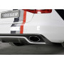 Embout d'échappement droit "chromé" "Rieger Tuning" pour AUDI A5 (B8/B81)