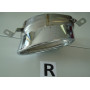 Embout d'échappement droit "chromé" "Rieger Tuning" pour AUDI RS5 (B8)