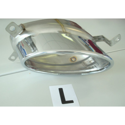 Embout d'échappement gauche "chromé" "Rieger Tuning" pour AUDI A5 (B8/B81)