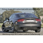 Diffuseur de pare-chocs arrière "noir" "Rieger Tuning" pour AUDI A5 (B8/B81)