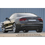 Diffuseur de pare-chocs arrière "noir" "Rieger Tuning" pour AUDI S5 (B8/B81)