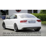 Diffuseur de pare-chocs arrière "noir" "Rieger Tuning" pour AUDI A5 (B8/B81)