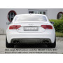 Diffuseur de pare-chocs arrière "noir" "Rieger Tuning" pour AUDI A5 (B8/B81)
