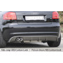 Diffuseur de pare-chocs arrière "noir" "Rieger Tuning" pour AUDI A3 (8P)