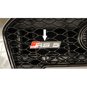 Logo RS5 pour calandre "Rieger Tuning" pour AUDI A5 (B8/B81)