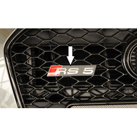 Logo RS5 pour calandre "Rieger Tuning" pour AUDI S5 (B8/B81)