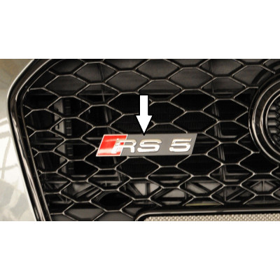Logo RS5 pour calandre "Rieger Tuning" pour AUDI S5 (B8/B81)