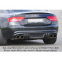 Diffuseur de pare-chocs arrière "noir" "Rieger Tuning" pour AUDI A5 (B8/B81)