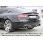 Diffuseur de pare-chocs arrière "noir" "Rieger Tuning" pour AUDI A5 (B8/B81)