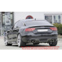 Diffuseur de pare-chocs arrière "noir" "Rieger Tuning" pour AUDI A5 (B8/B81)