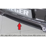 Lame pour ajout de pare-chocs avant "Carbon look" "Rieger Tuning" pour VOLKSWAGEN T5