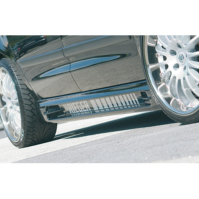 Bas de caisse gauche "noir" "Rieger Tuning" pour VOLKSWAGEN SHARAN (7M)
