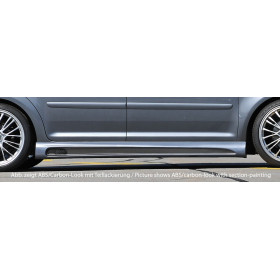 Bas de caisse droit "Carbon look" "Rieger Tuning" pour VOLKSWAGEN TOURAN (1T)