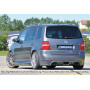 Ajout de pare-chocs arrière "Carbon look" "Rieger Tuning" pour VOLKSWAGEN TOURAN (1T)