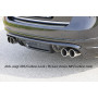 Ajout de pare-chocs arrière "noir" "Rieger Tuning" pour VOLKSWAGEN PASSAT (3C)