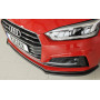 Lame de pare-chocs avant "noir brillant" "Rieger Tuning" pour AUDI A5 (B9/F5)