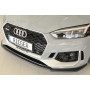 Lame de pare-chocs avant "noir brillant" "Rieger Tuning" pour AUDI RS5 (B9/F5)