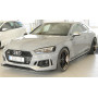 Lame de pare-chocs avant "noir brillant" "Rieger Tuning" pour AUDI RS5 (B9/F5)