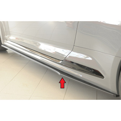 Bas de caisse gauche "noir brillant" "Rieger Tuning" pour AUDI RS5 (B9/F5)