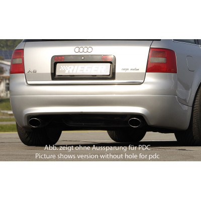 Ajout de pare-chocs arrière "Rieger Tuning" pour AUDI A6 (4B)