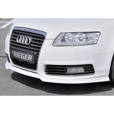 Ajout de pare-chocs avant "noir" "Rieger Tuning" pour AUDI A6 (4F)